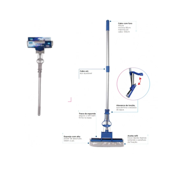 Mop Rodo Clean Tech