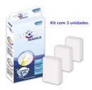 Esponja Mágica para Limpeza – Kit com 3 Unidades
