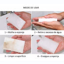 Esponja Mágica para Limpeza – Kit com 3 Unidades